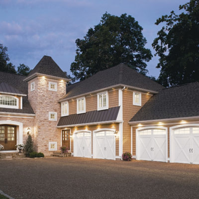 arched top garage doors with windows by clopay