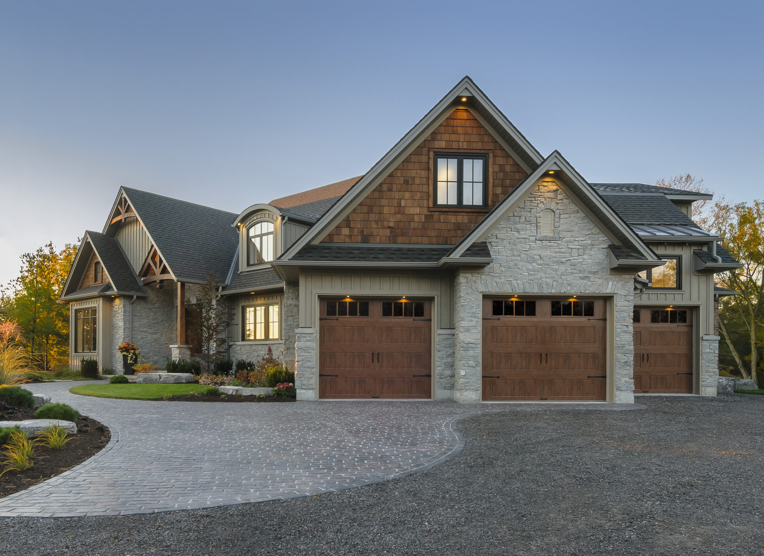 clopay gallery steel garage door with square windows