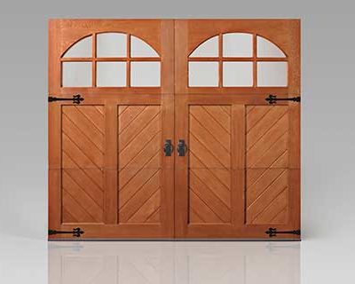 herringbone wood garage doors by clopay