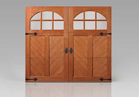 herringbone wood garage doors by clopay