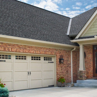 classic wood garage door by clopay