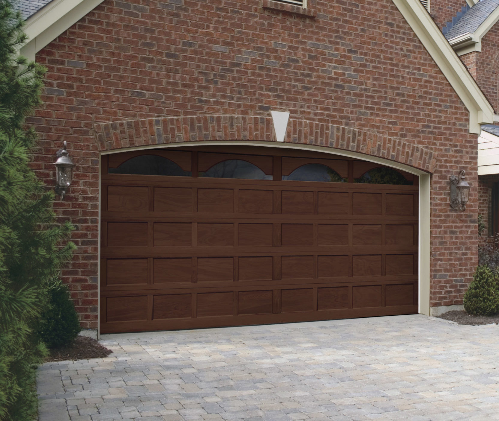 classic wood garage doors by clopay