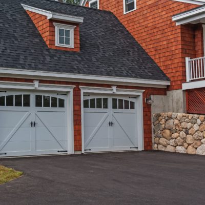 fiberglass garage doors with arched windows white by chi ohd