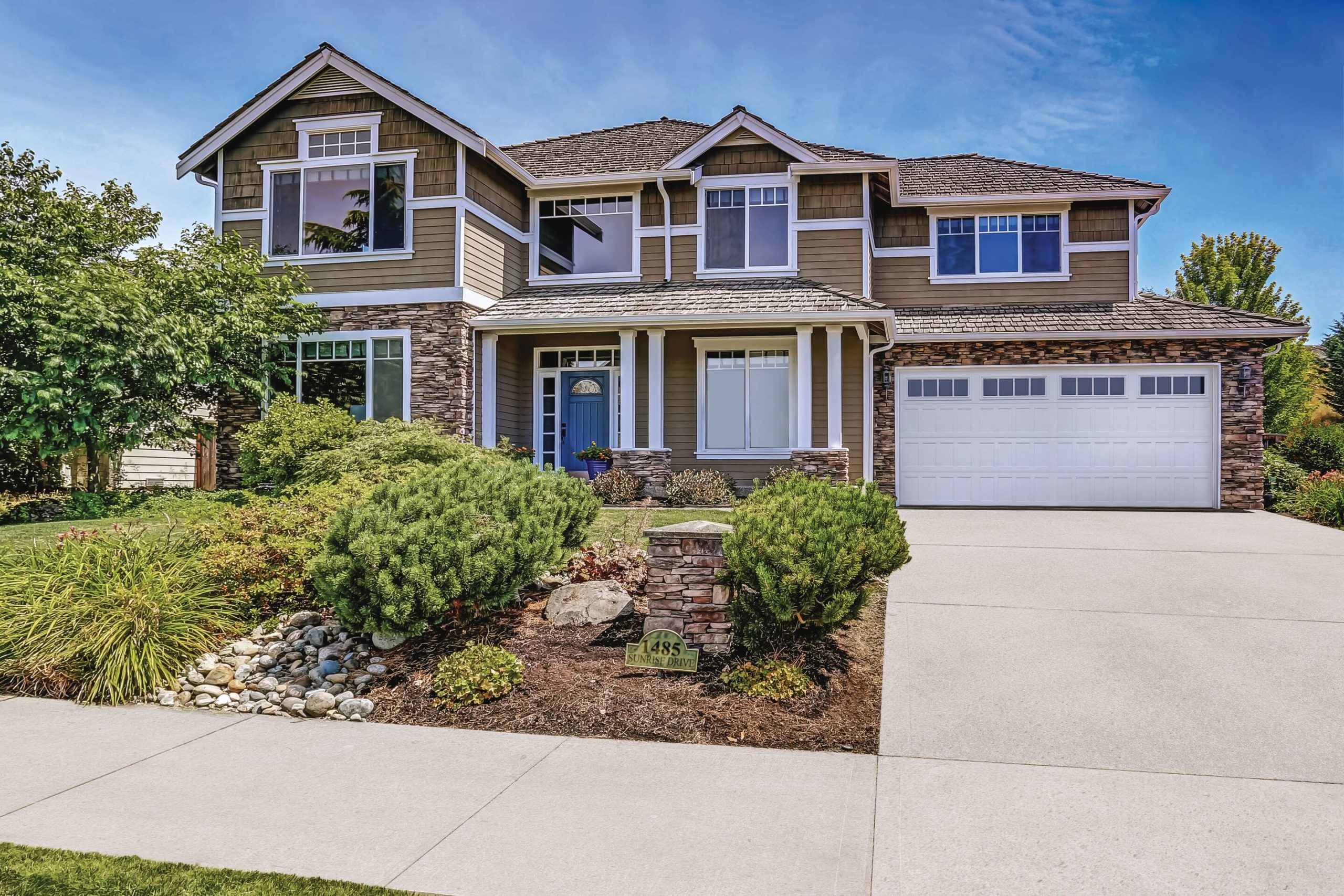 short panel garage door with windows by chi overhead