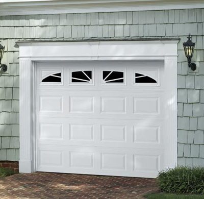 one car short panel garage door by amarr