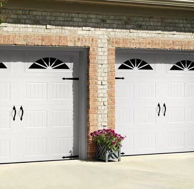 round windows in a one car garage door by amarr