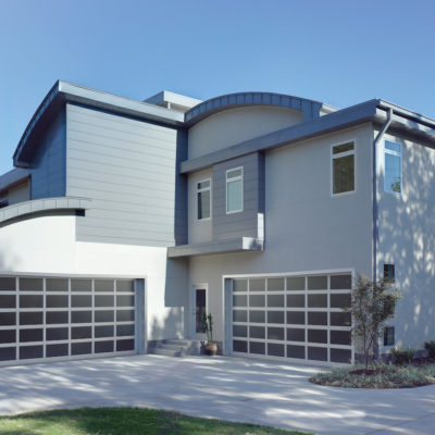 glass and metal amarr specialty garage door