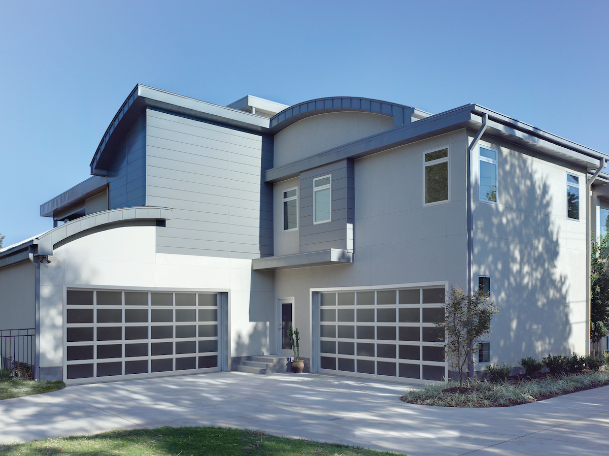 glass and metal amarr specialty garage door