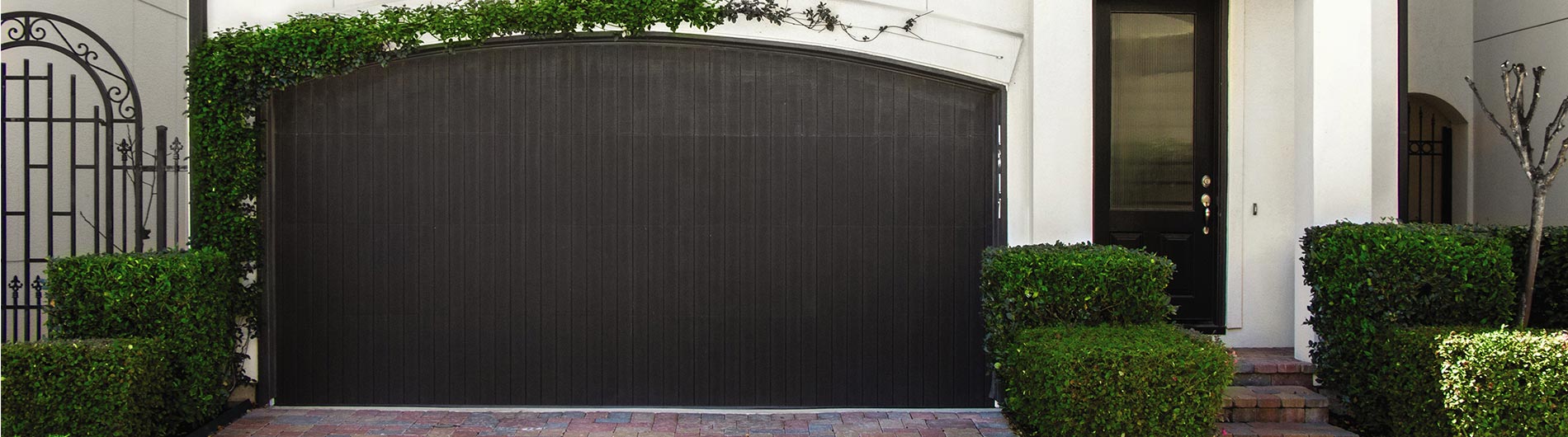 grooved vertical panel garage door