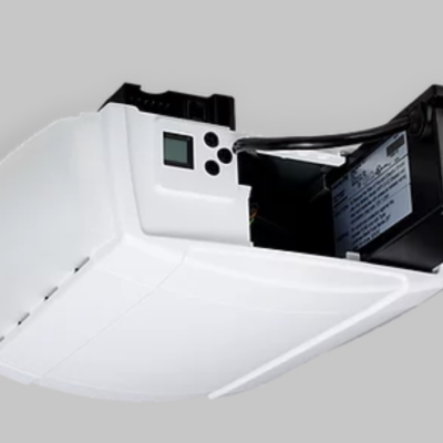 Photo of marantec 370 garage door opener with battery backup.