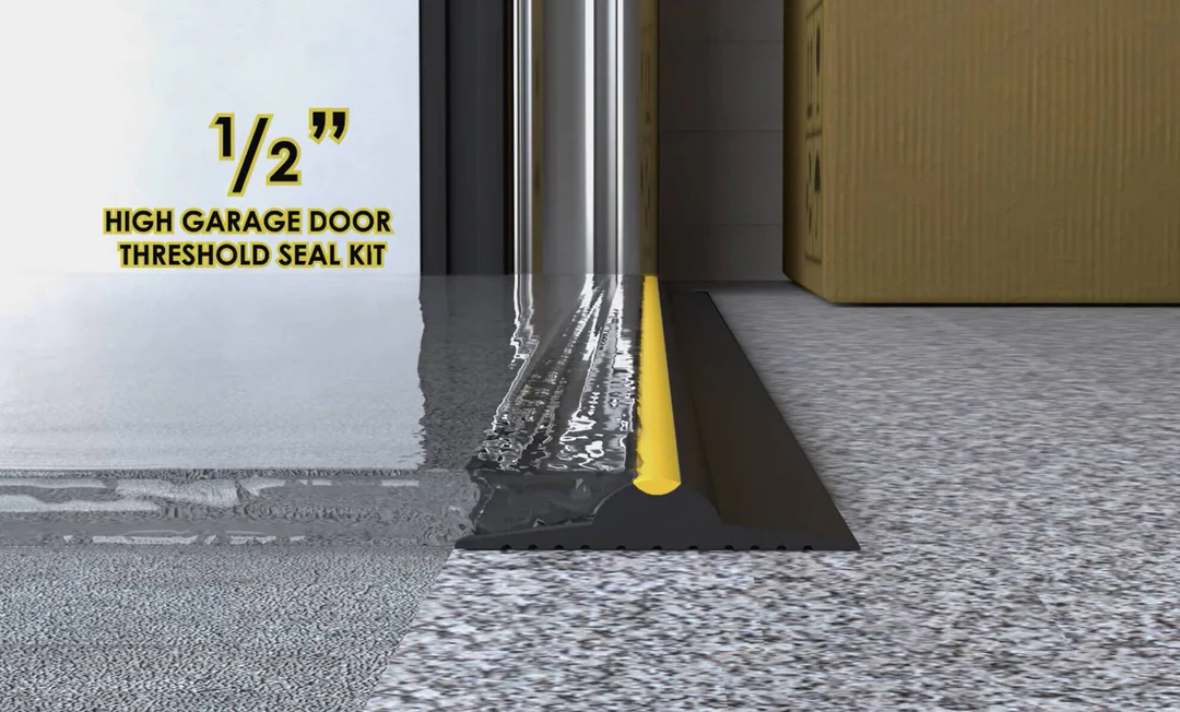 1/2" garage door threshold