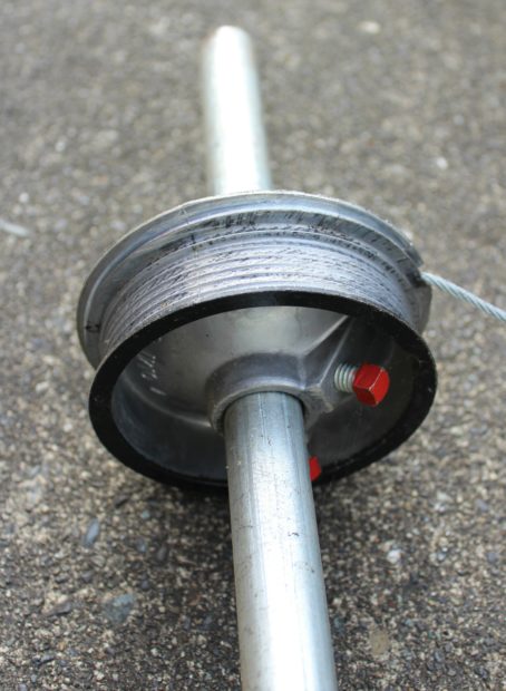 garage door cable pulley