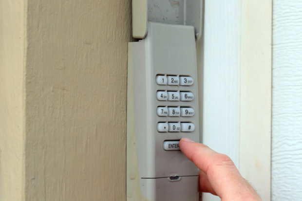garage keypad not working