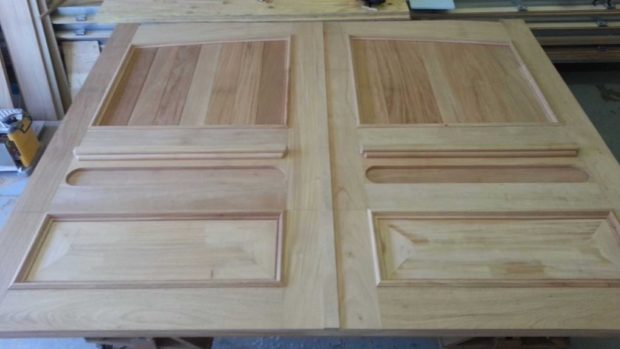 8 x8 mahogany garage door