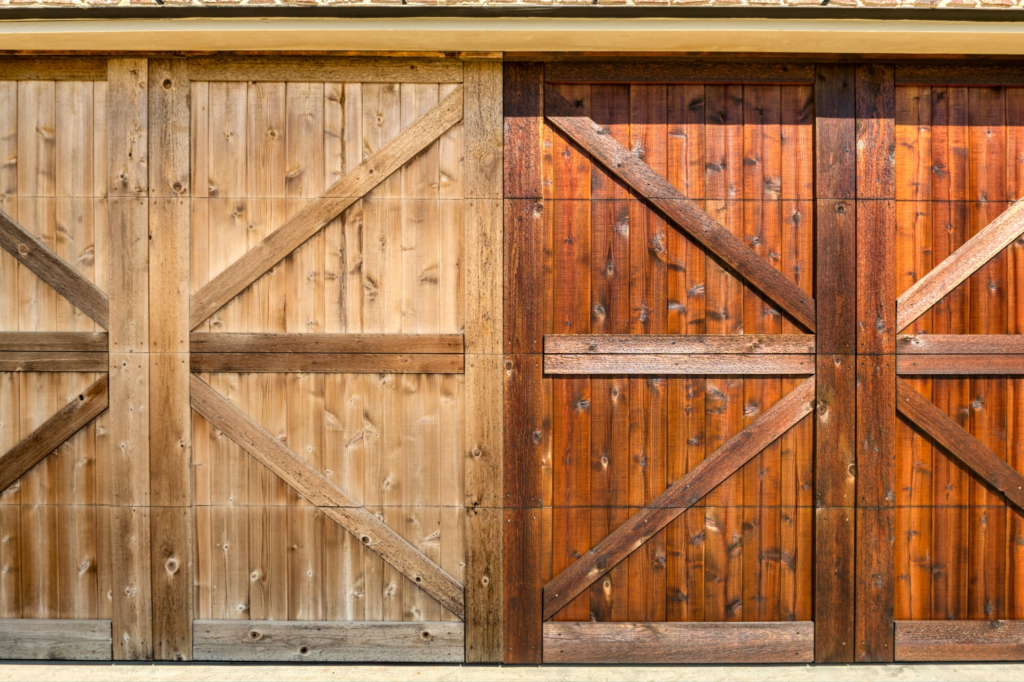 Wood Garage Door Staining Everything You Need to Know Doorvana