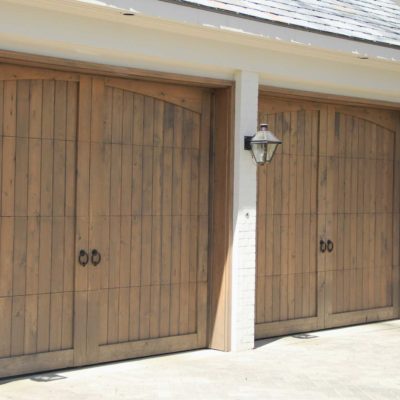overhead wood garage doors