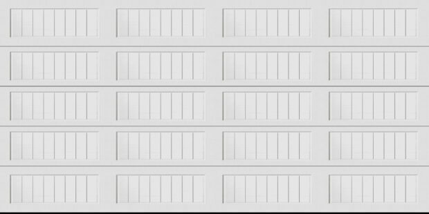 16x7 long panel beadboard garage door
